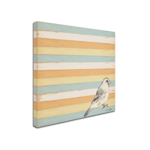 Tammy Kushnir 'Bird Stripes' Canvas Art,35x35